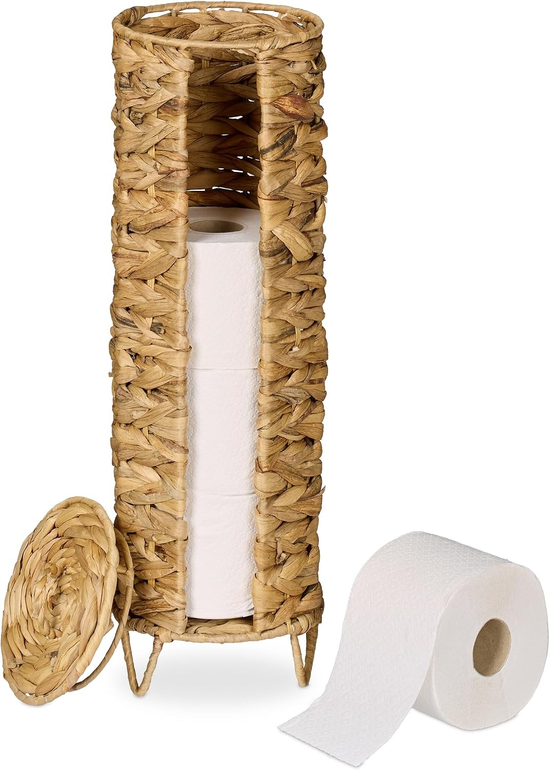 Relaxdays Waterhyacint Rolhouder - 4 Rollen - 46% Korting
