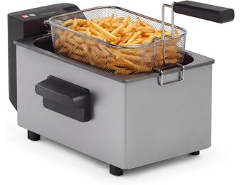 Tristar RVS Frituurpan - 3L - 2000W - Zilver - 47% Korting