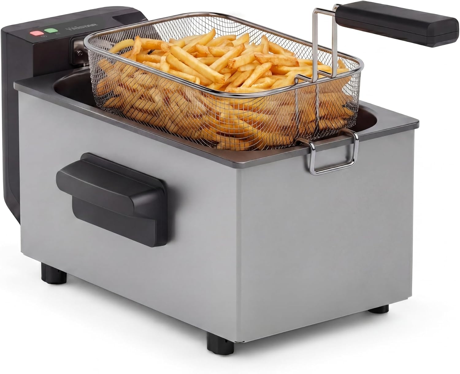 Tristar RVS Frituurpan - 3L - 2000W - Zilver - 47% Korting