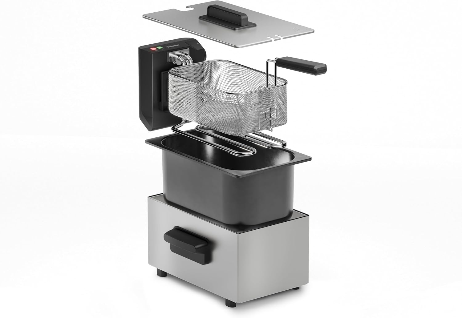 Tristar RVS Frituurpan - 3L - 2000W - Zilver - 47% Korting