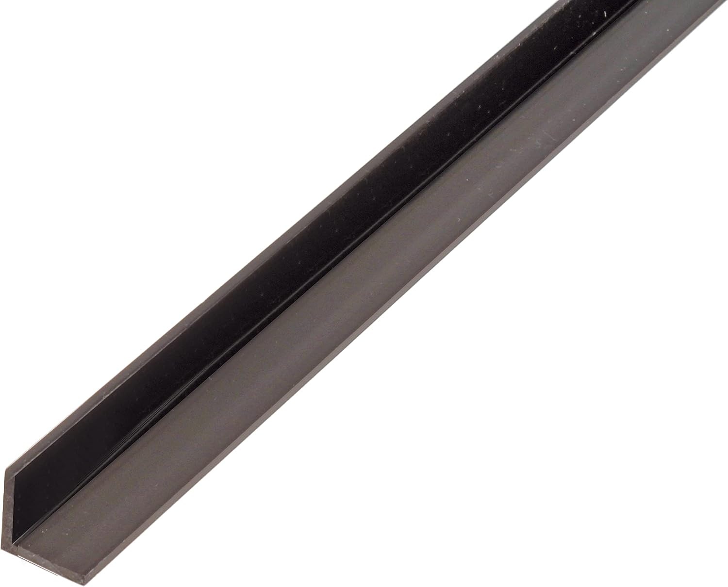 Alberts 479008 Cornière | plastique, en noir | 1000 x 10 x 10 mm