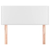 Hoofdbord Kunstleer Wit 80x5x78/88 cm - 80% Korting