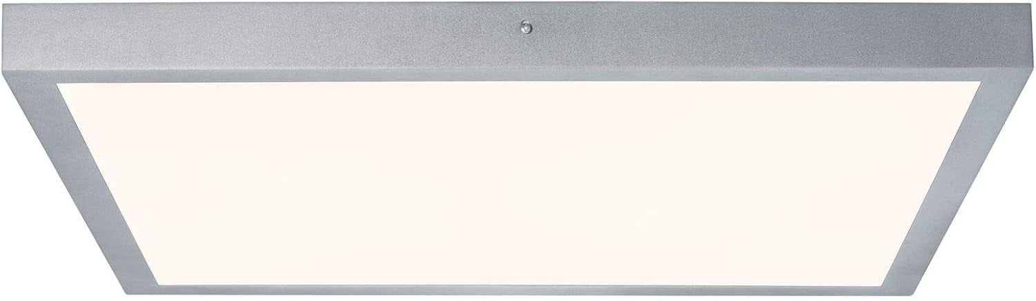 LED Paneel Plafondlamp Lunar 600x600mm Mat Chroom | Plat design | Gelijkmatige LED verlichting