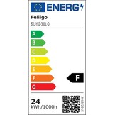 Plafondlamp led-plafondlamp, platte lamp, led-plafondlamp, rechthoekig, 24 W, 2500 lumen, voor kantoor, keuken, woonkamer, 4000 K, neutraal wit licht, achtergrondlichteffect, 580 x 200 x 25 mm (l x b