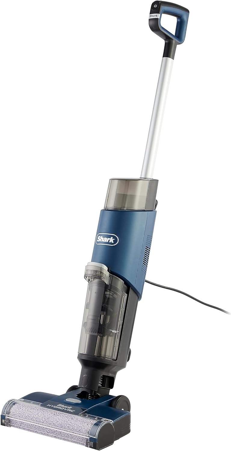 Shark HydroVac Vloerreiniger met Snoer, Antimicrobiële Borstelrol, WD100EU