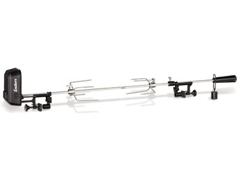 Grillspies RVS 45 cm | Dubbele Motor | 230V/Batterij | Zwart Chrome M | 24% Korting