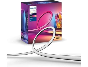 Smart LED Lichtstrip Gradient voor 55 inch TV | Meerkleurige achtergrondverlichting | Synchroniseerbaar met films/games | 25% Korting