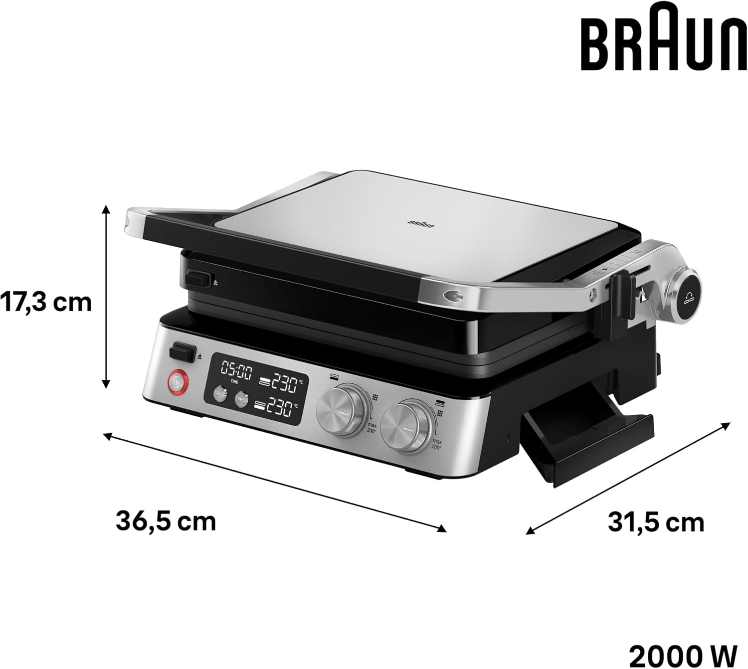 Contactgrill Braun MultiGrill 7 CG7040 - 25% Korting