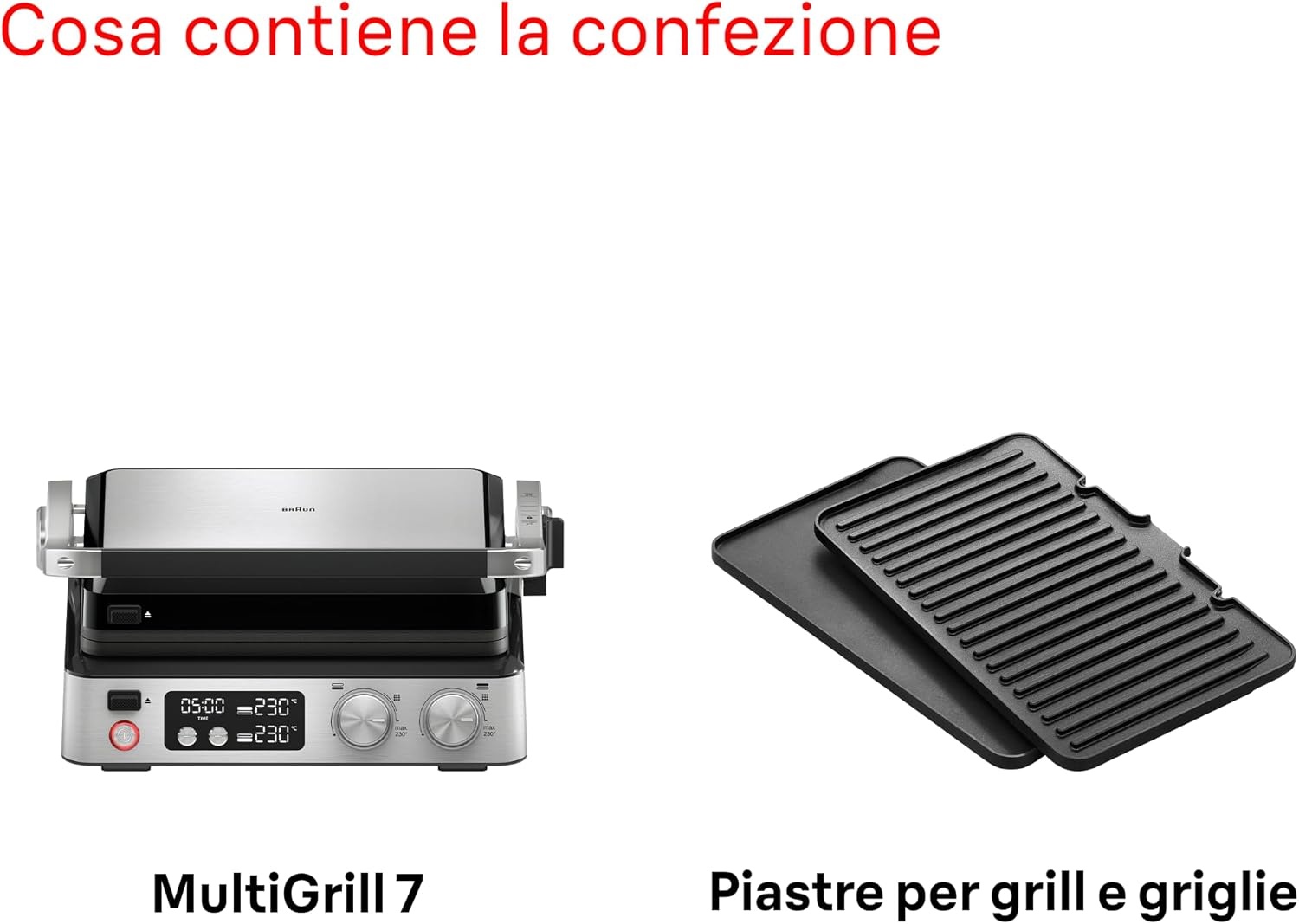 Contactgrill Braun MultiGrill 7 CG7040 - 25% Korting