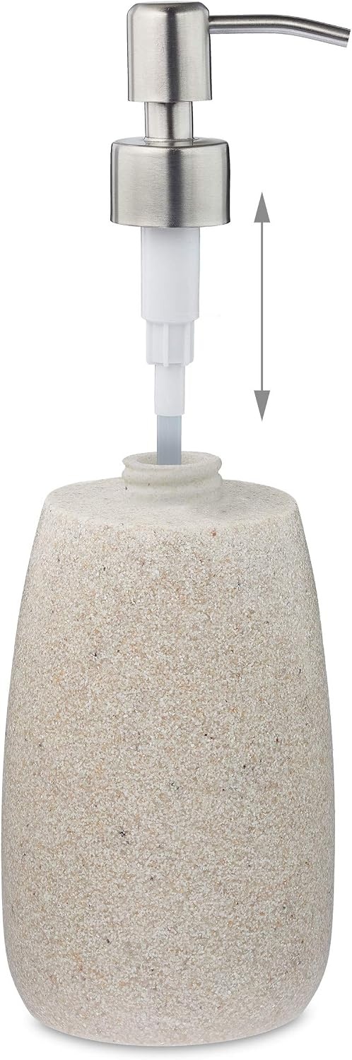 Relaxdays Zeeppompje 300 ml - Zandkleur - 21% Korting