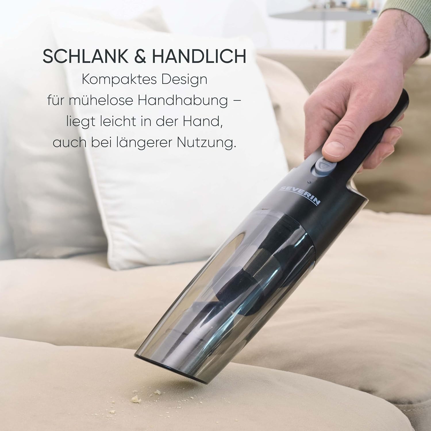 Severin Zakloze Handstofzuiger - 25 Min. Looptijd, Nat/Droogzuiger (57% Korting)
