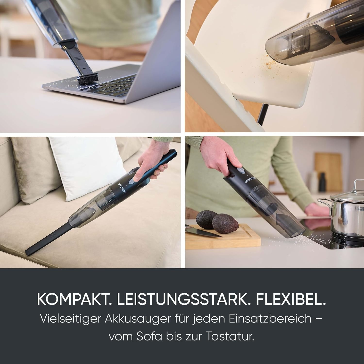 Severin Zakloze Handstofzuiger - 25 Min. Looptijd, Nat/Droogzuiger (57% Korting)