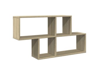 VidaXL Wandschap 100x20x53cm Bewerkt Hout Sonoma Eiken - 23% Korting