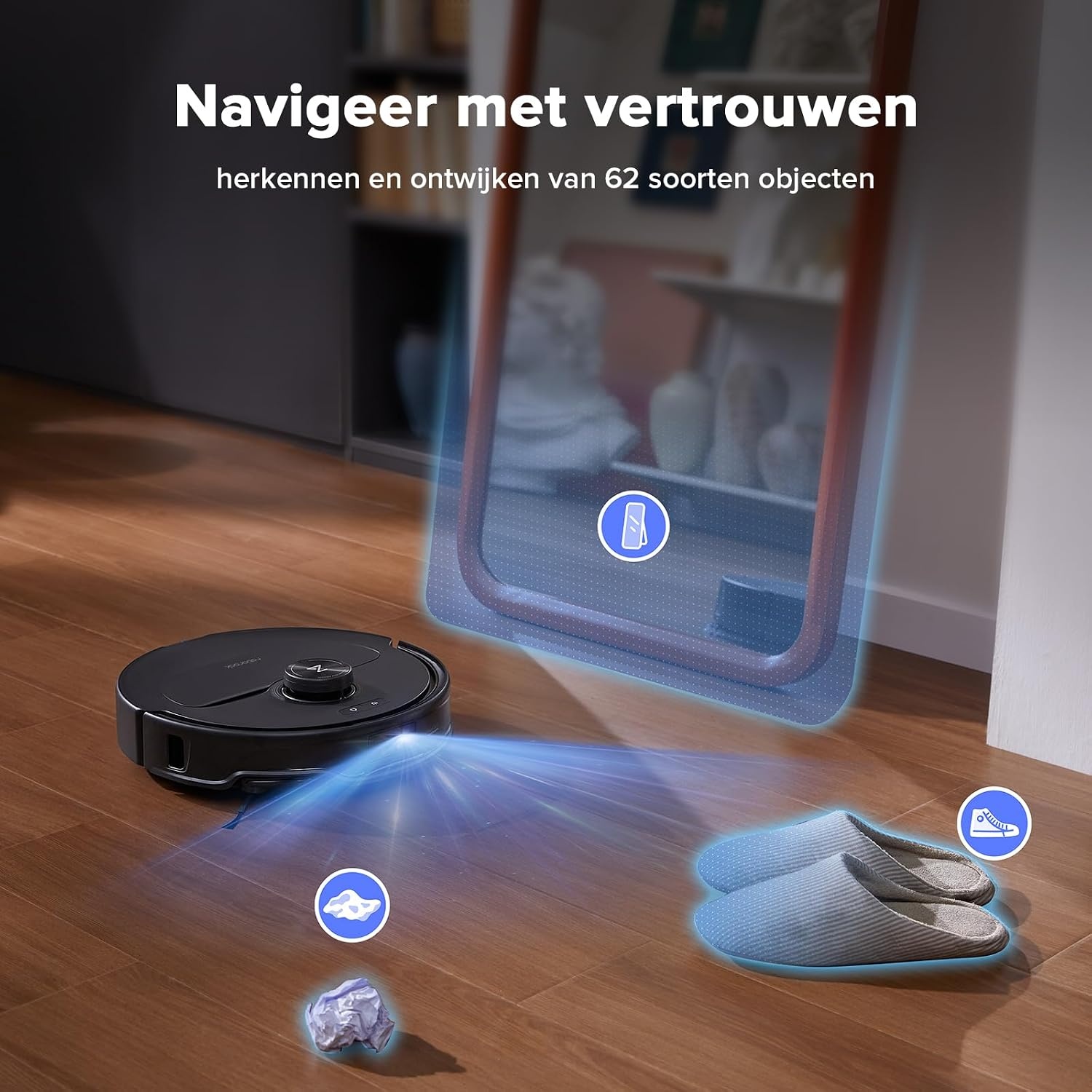Robotstofzuiger Qrevo Master: 10000 Pa, Zelfstoffend & Dweilfunctie | 60% Korting