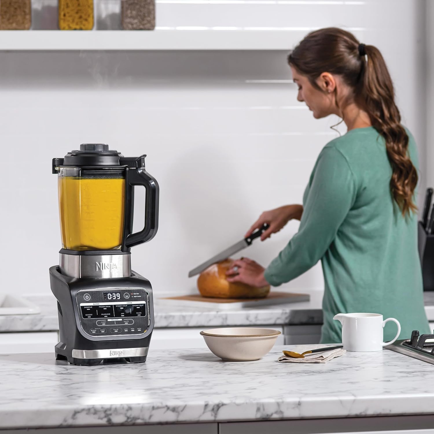 Ninja Blender & Soepmaker Warm & Koud - 59% Korting!