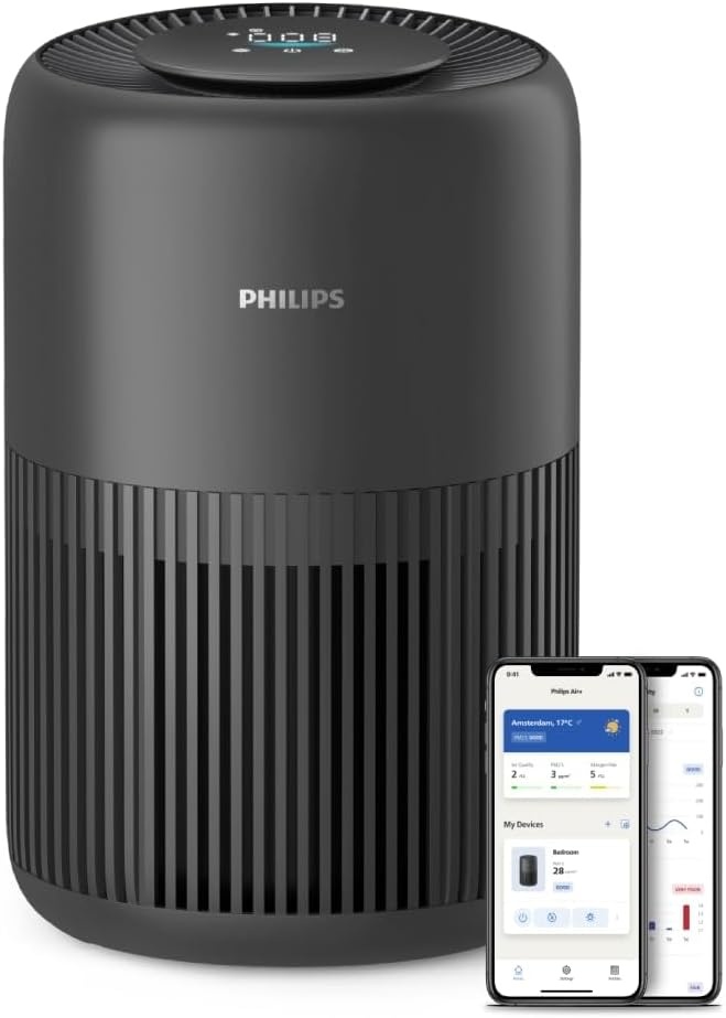 Luchtreiniger Zwart tot 65 m² - HEPA filter, App-bediening - 20% korting