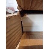 Fotolijst 50x70 cm Set van 3 Wit Hout - 48% Korting