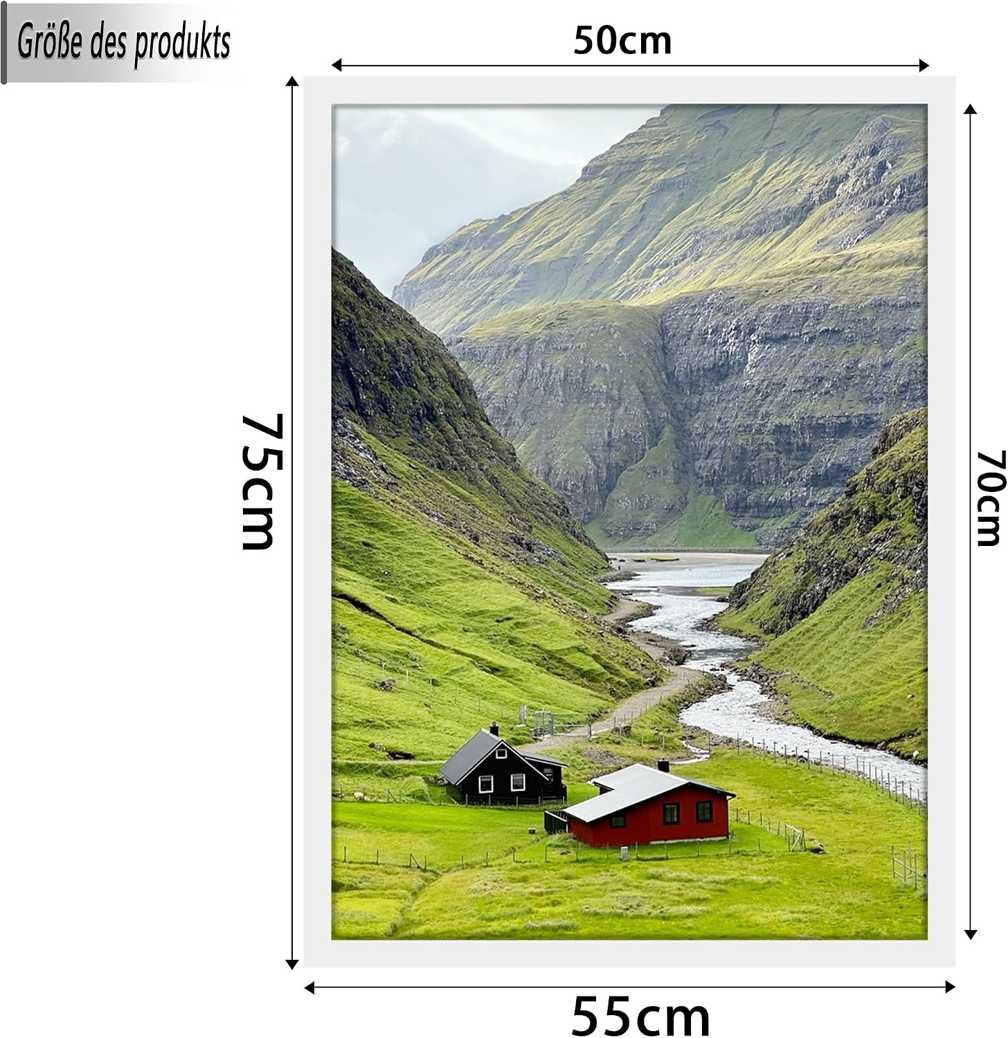 Fotolijst 50x70 cm Set van 3 Wit Hout - 48% Korting
