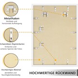 Fotolijst 50x70 cm Set van 3 Wit Hout - 48% Korting