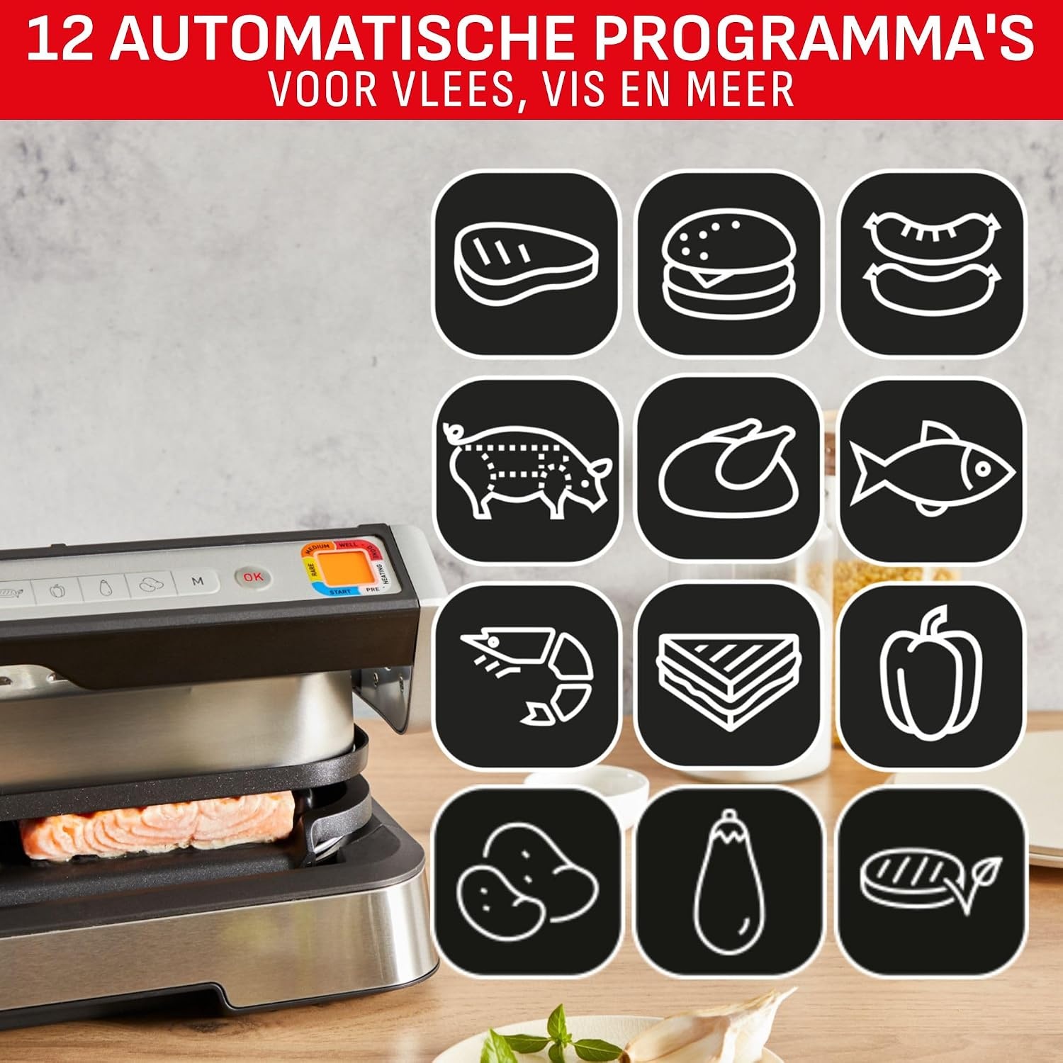Contactgrill OptiGrill 4-in-1 XL, 50% Korting