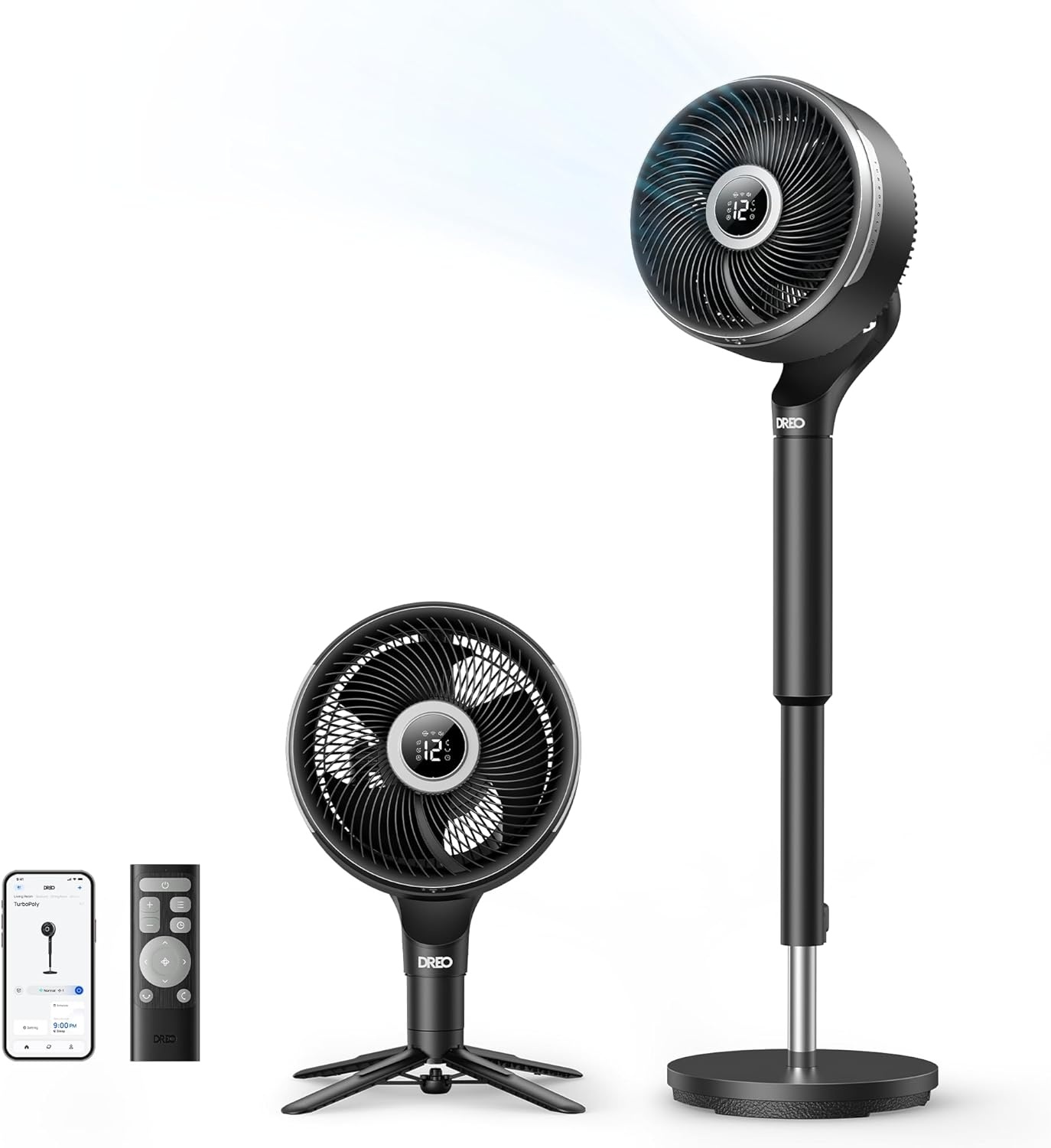 2-in-1 Zuilventilator met 3D Oscillatie - 25% Korting