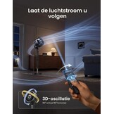 2-in-1 Zuilventilator met 3D Oscillatie - 25% Korting