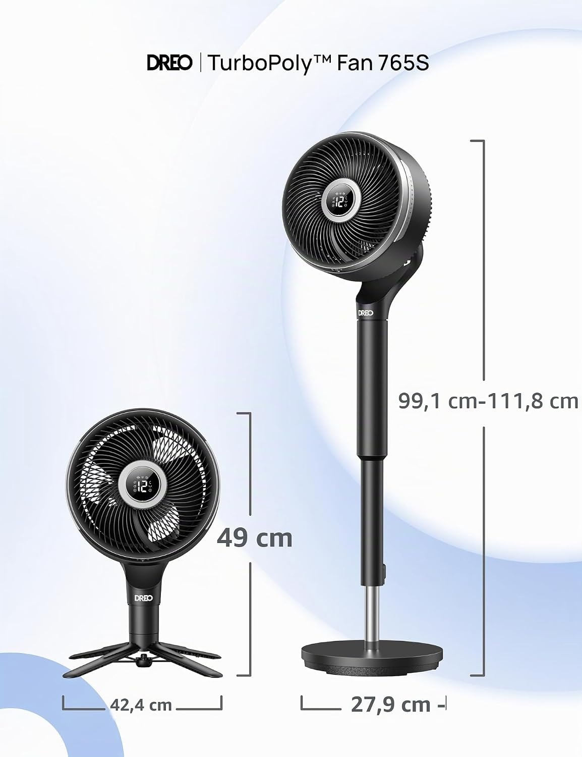 2-in-1 Zuilventilator met 3D Oscillatie - 25% Korting