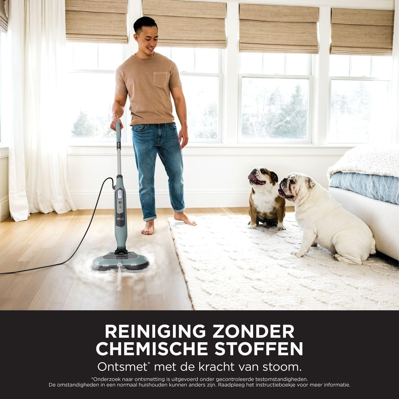 Shark Stoomreiniger Saliegroen - 25% Korting