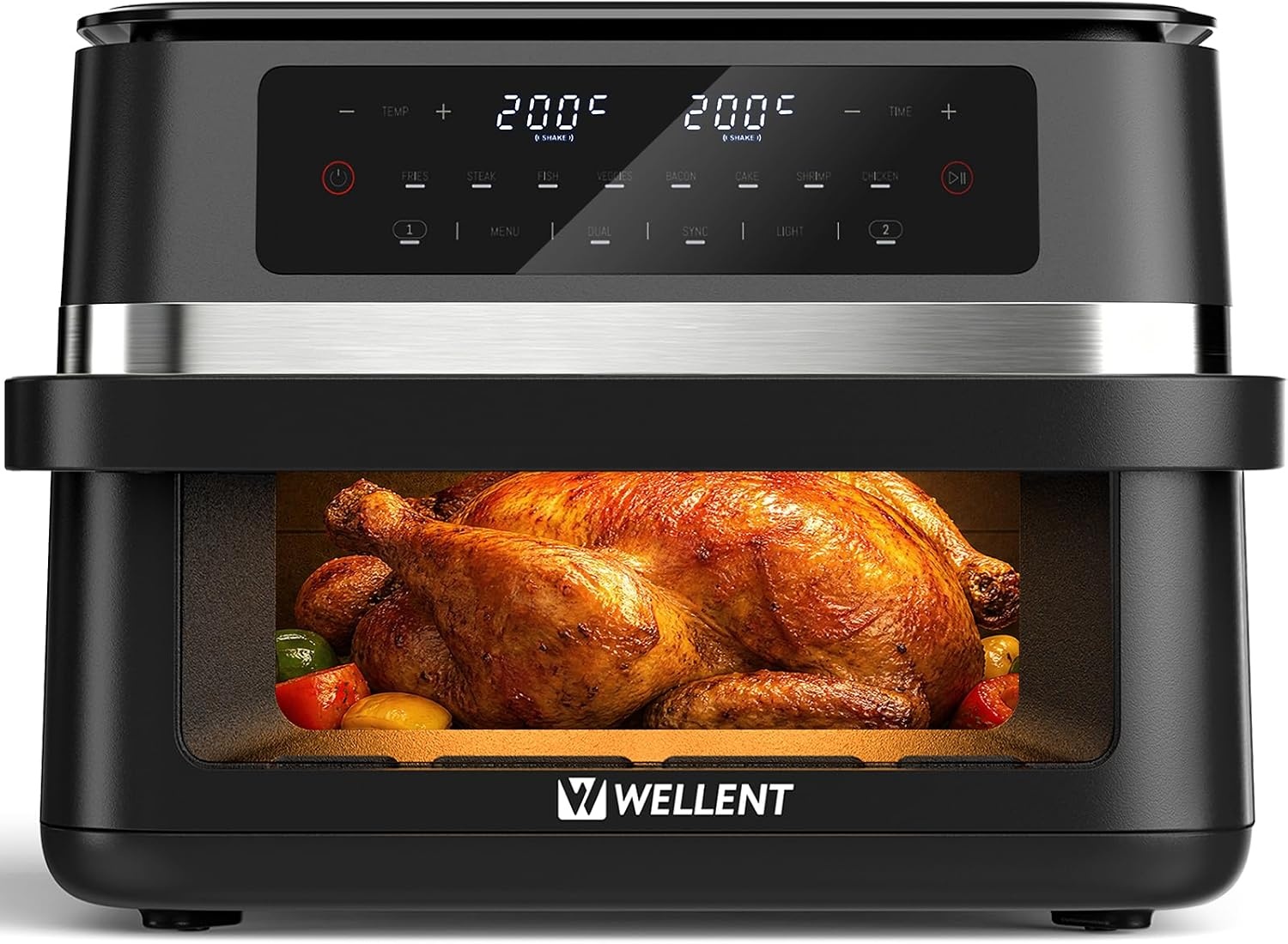 XXL Airfryer Dubbele Zone 12L 2950W - 24% Korting