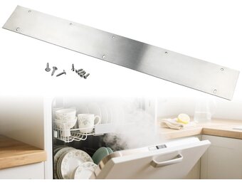 RVS Stoomgeleider Vaatwasser 60cm - Keukenblad Bescherming - 28% Korting
