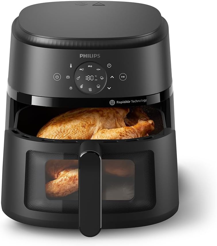 Philips Airfryer 2000 6.2L Zwart (M) - 49% Korting