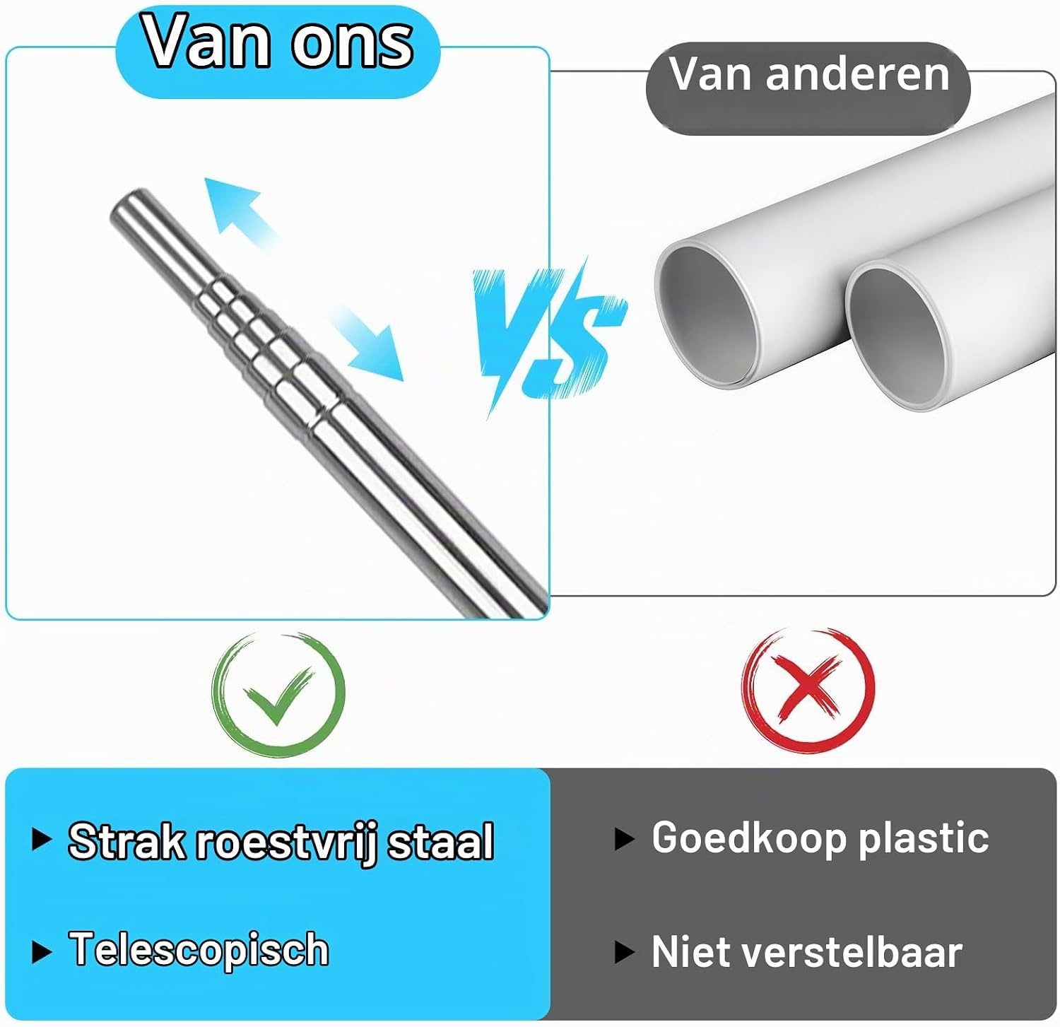 2x Verstelbare Ballon Kolom Standaard (2m) - Korting 28%