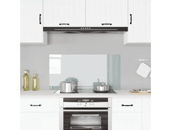 Keuken Spatscherm van Gehard Glas - Transparant 100x50 cm met 23% Korting