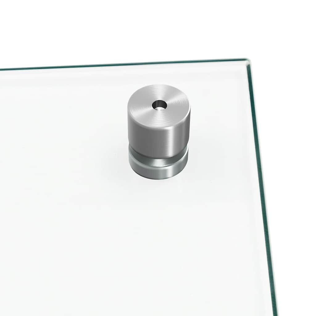 Keuken Spatscherm van Gehard Glas - Transparant 100x50 cm met 23% Korting