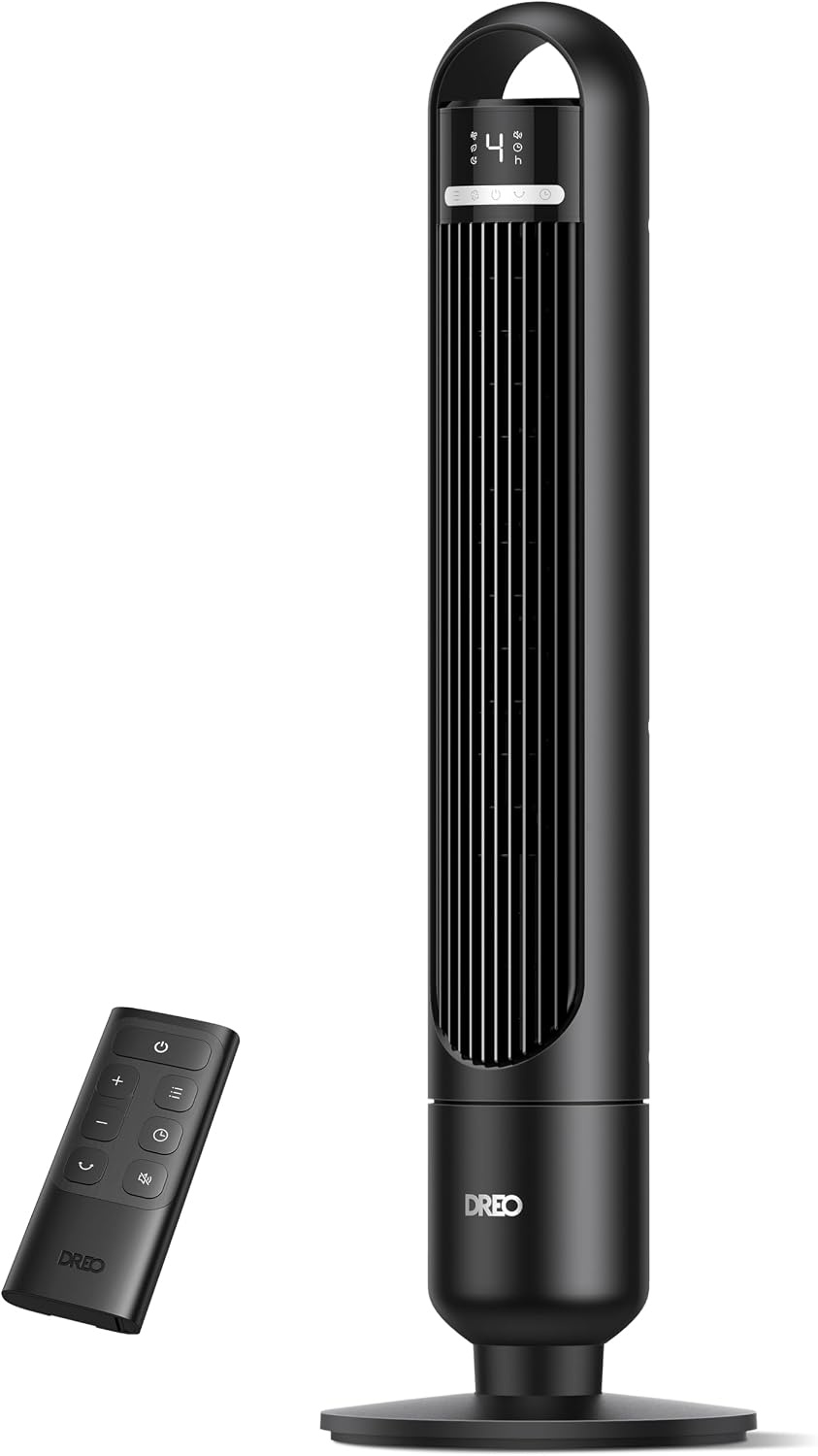Dreo Torenventilator 91cm Zwart - 58% Korting!