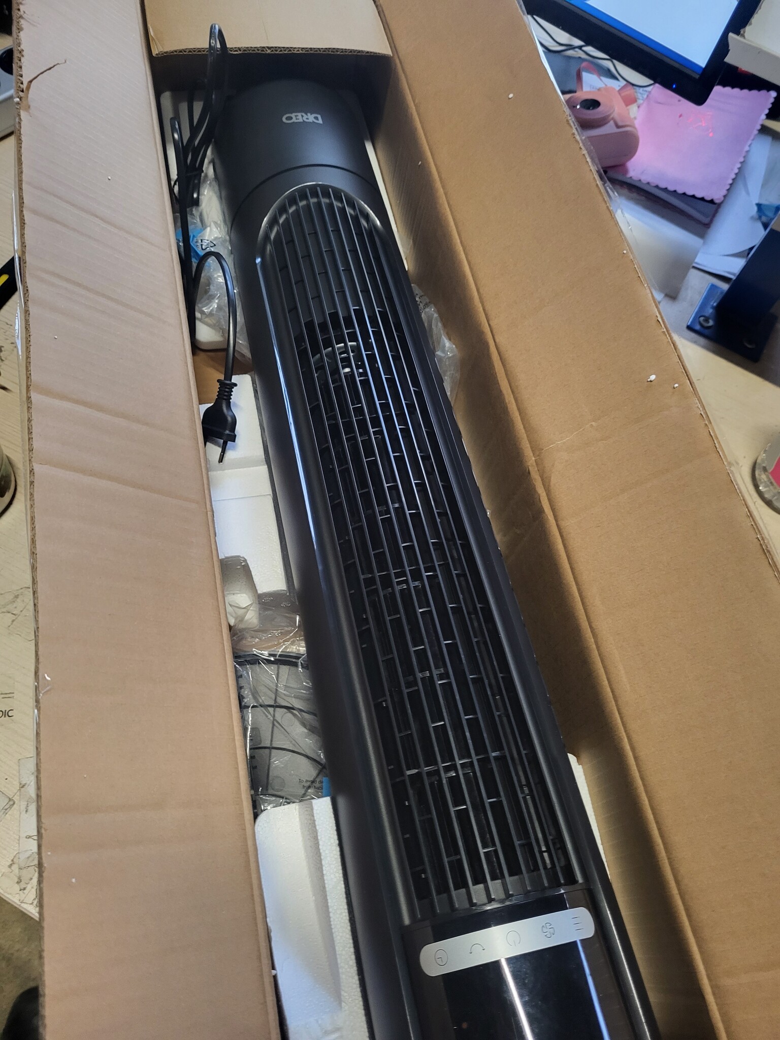 Dreo Torenventilator 91cm Zwart - 58% Korting!