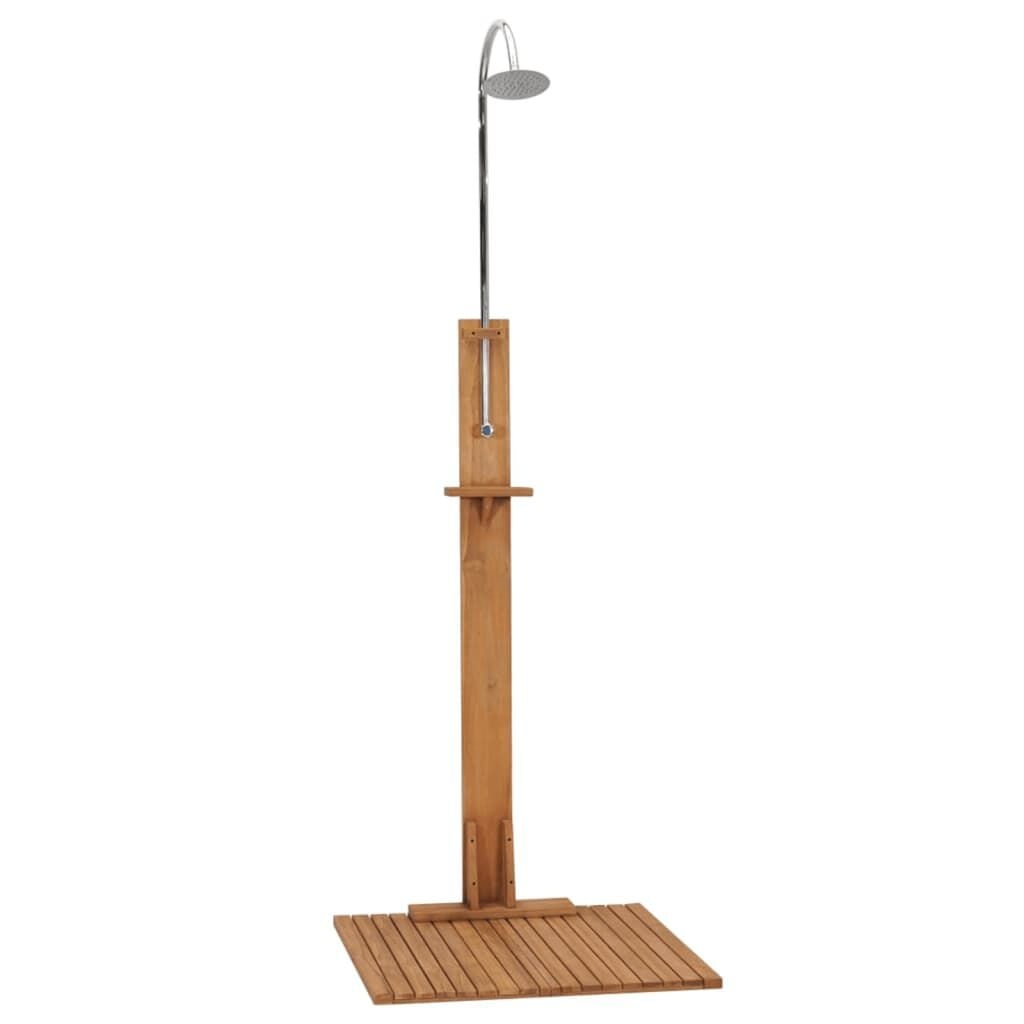 Buitendouche Teakhout & RVS - 210cm - 25% Korting