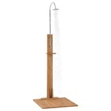 Buitendouche Teakhout & RVS - 210cm - 25% Korting