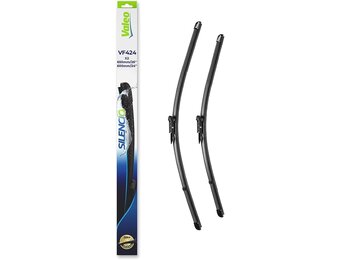 Valeo Silencio Ruitenwisserbladen (Set van 2) - 600mm/450mm - Zwart - Geschikt voor Diverse Auto's - 23% Korting