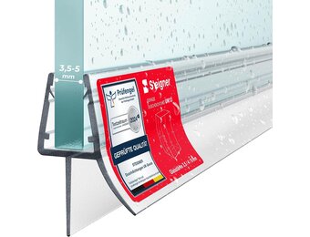 STEIGNER Douchestrip 90cm Transparant M 18% Korting