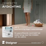 STEIGNER Douchestrip 90cm Transparant M 18% Korting