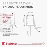 STEIGNER Douchestrip 90cm Transparant M 18% Korting
