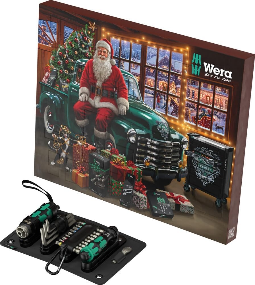 Wera Adventskalender 2026, 24-delig