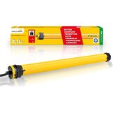Schellenberg 20221 Rolluikmotor Action Mini voor 40 mm stalen buisassen, mechanische eindpositie-instelling, ideaal voor kunststof rolluiken tot 2 m² oppervlak, rolluikaandrijving - Maat Actie