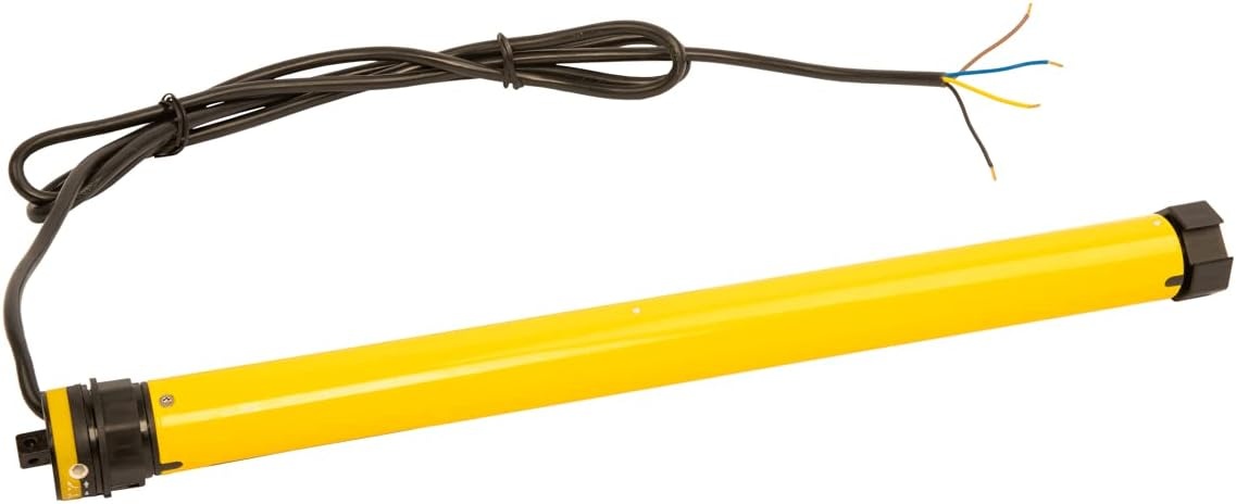 Schellenberg 20221 Rolluikmotor Action Mini voor 40 mm stalen buisassen, mechanische eindpositie-instelling, ideaal voor kunststof rolluiken tot 2 m² oppervlak, rolluikaandrijving - Maat Actie