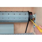 Schellenberg 20221 Rolluikmotor Action Mini voor 40 mm stalen buisassen, mechanische eindpositie-instelling, ideaal voor kunststof rolluiken tot 2 m² oppervlak, rolluikaandrijving - Maat Actie