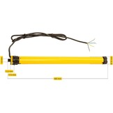 Schellenberg 20221 Rolluikmotor Action Mini voor 40 mm stalen buisassen, mechanische eindpositie-instelling, ideaal voor kunststof rolluiken tot 2 m² oppervlak, rolluikaandrijving - Maat Actie