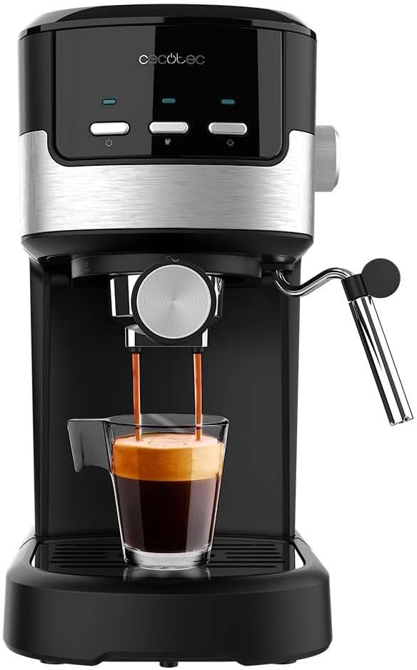 Cecotec Power Espresso 20 Pecan Espressomachine - 1100W - 20 Bar - Zwart