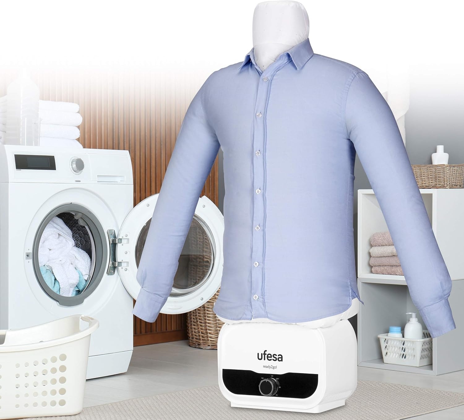 Automatische Strijk- & Droogpop Overhemden (24% korting) S-XXL