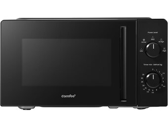 Compacte Zwarte Magnetron 20L - 700W met 5 Vermogensstanden & Ontdooifunctie
